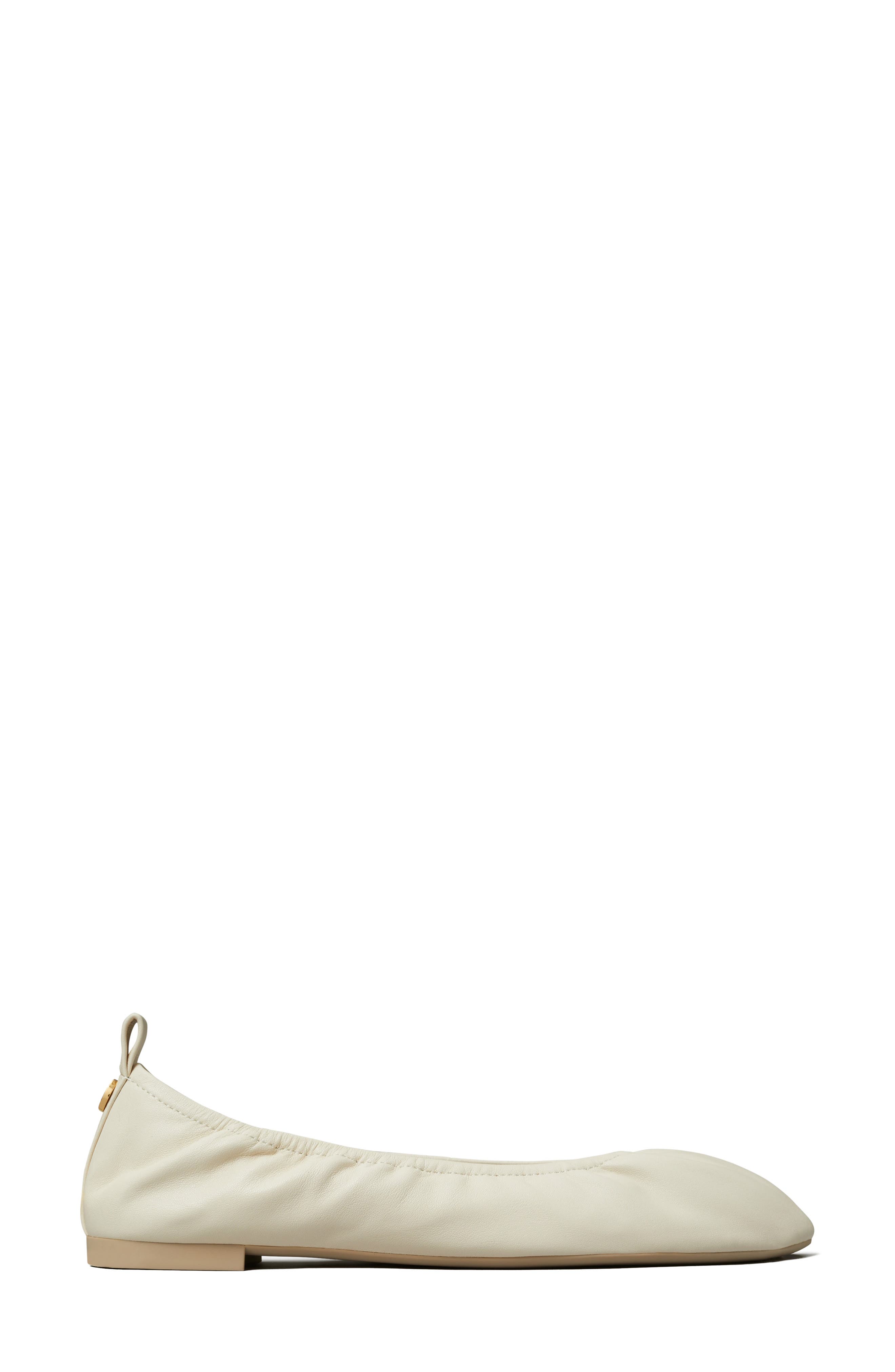 Tory Burch Eddie 2.0 Ballet Flat, Alternate, color, Light Cream