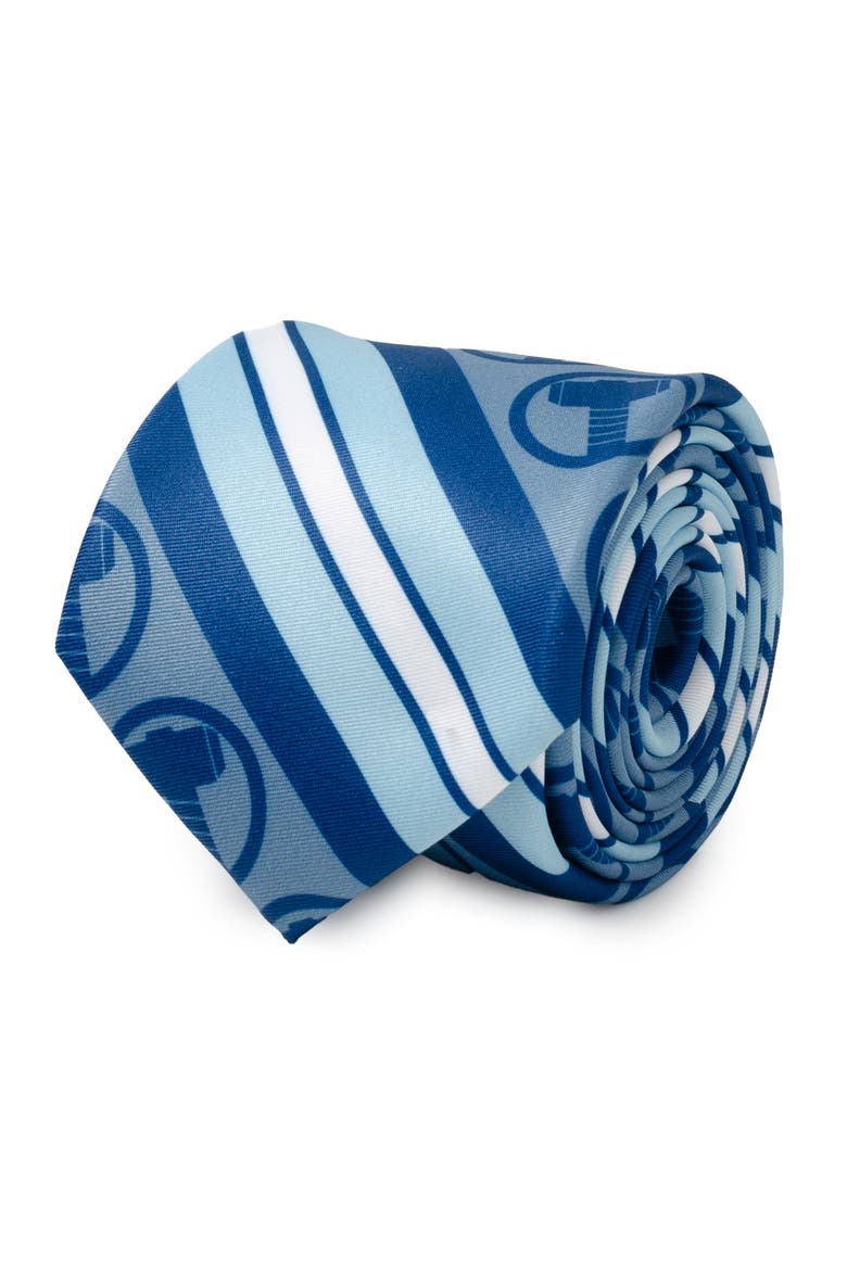 x Marvel Thor Stripe Tie, Alternate, color, BLUE