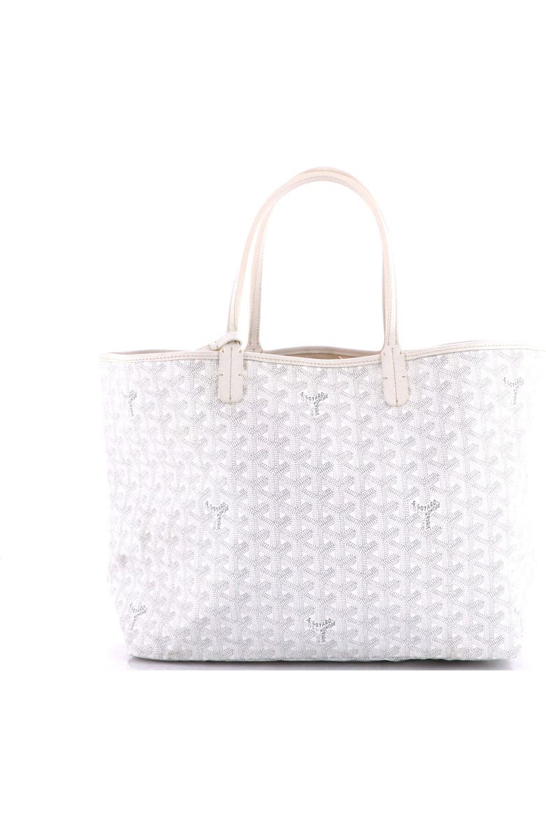 Pre-Owned Goyard Saint Louis Tote Coated Canvas PM, Alternate, color, White