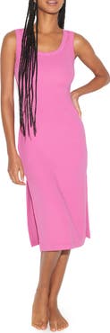 Spiritual Gangster Camille Rib Knit Midi Dress