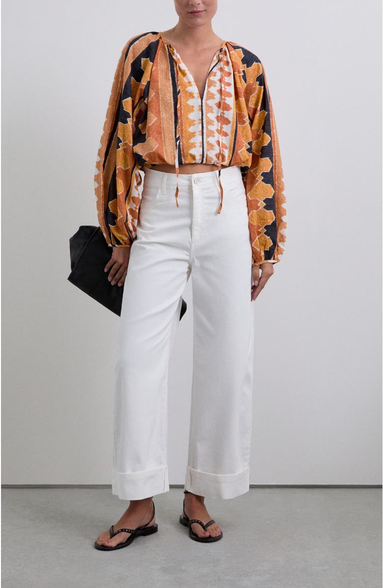 Scalpers Folded Denim Pant, Alternate, color, White