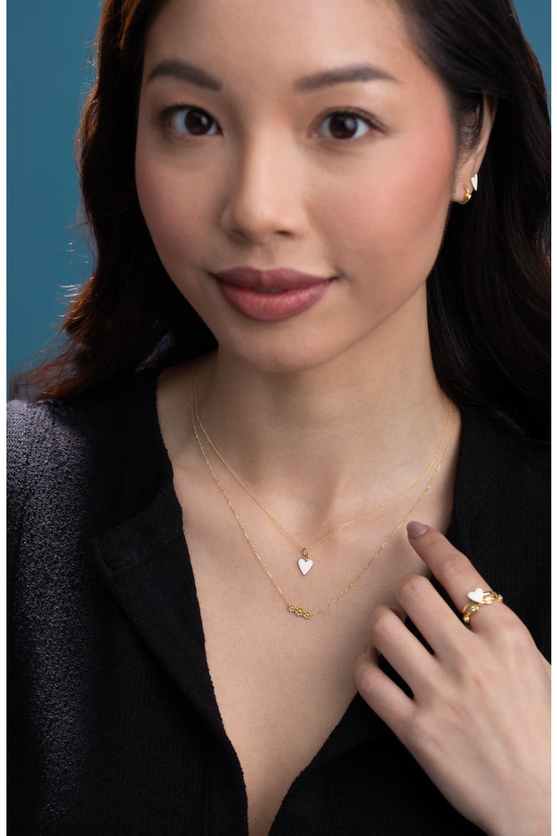 14K Gold Peridot Cluster Pendant Necklace (Nordstrom Exclusive), Alternate, color, 14K YELLOW GOLD