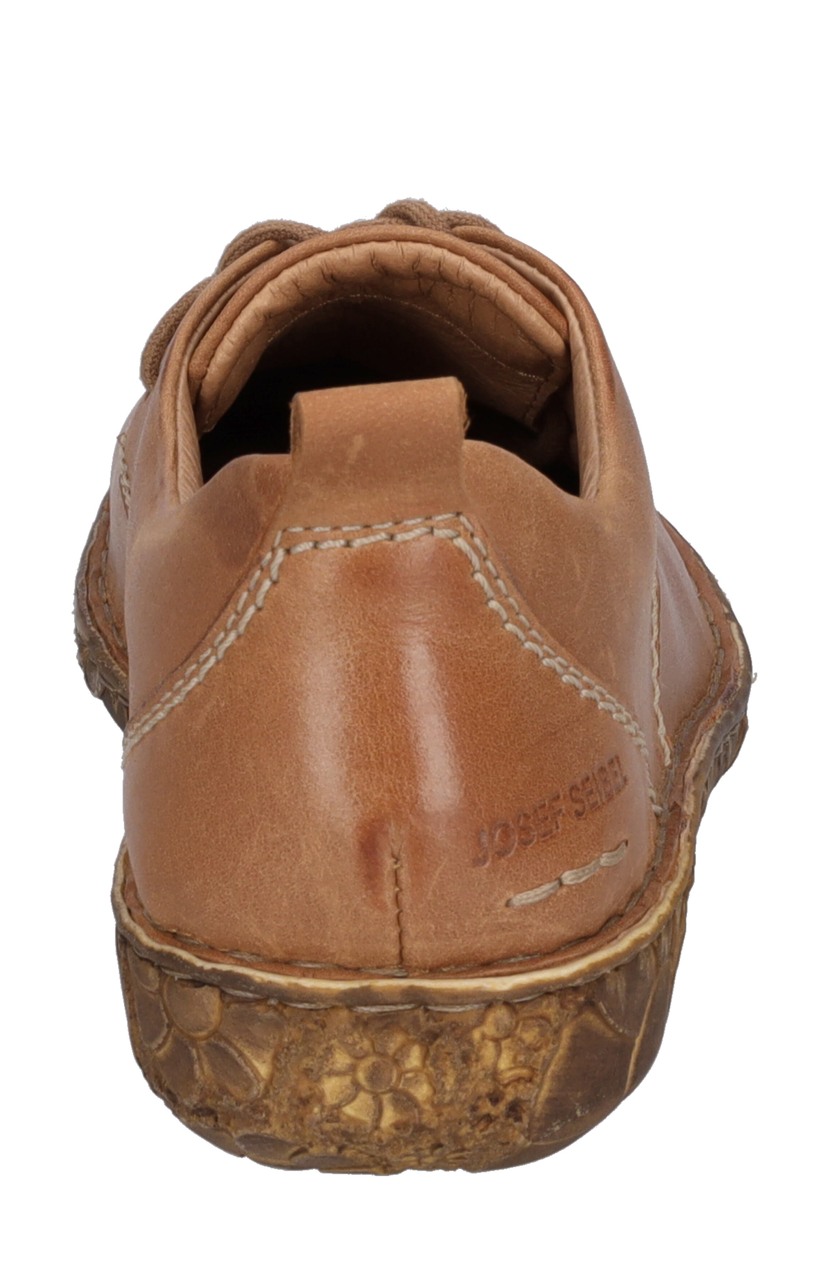 Rosalie 50 Leather Sneaker, Alternate, color, COGNAC