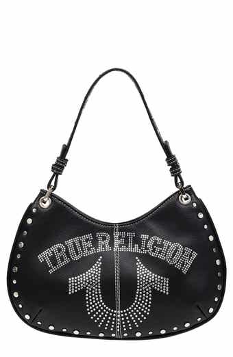 Studded Horseshoe Shoulder Bag