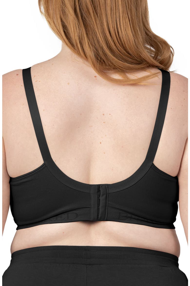Signature Sublime Contour Pumping Bra, Alternate, color, BLACK