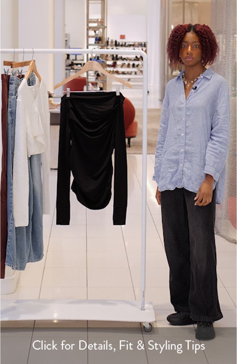 Cooper Ruched Bateau Top, sales video thumbnail