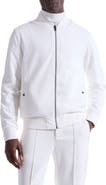 Bugatchi Soft Touch Knit Reversible Bomber Jacket