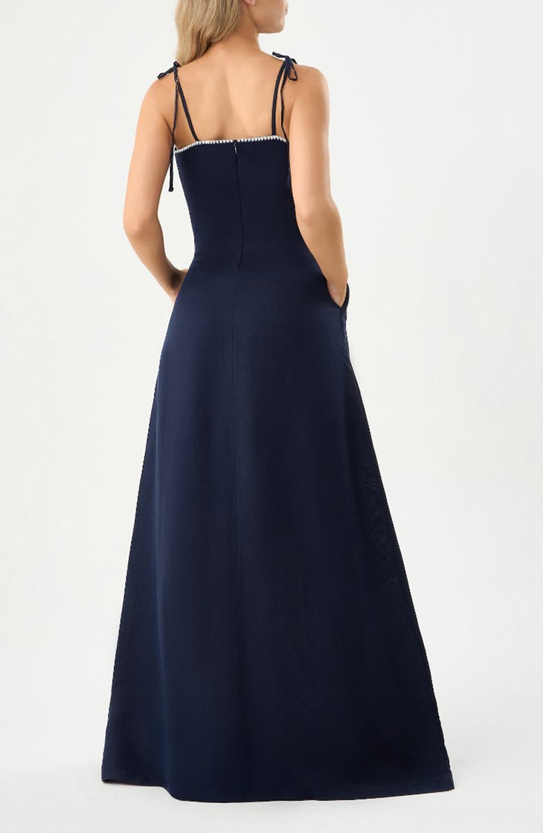 BOAMAR Harper Cutout Cover-Up Maxi Dress, Alternate, color, Blue