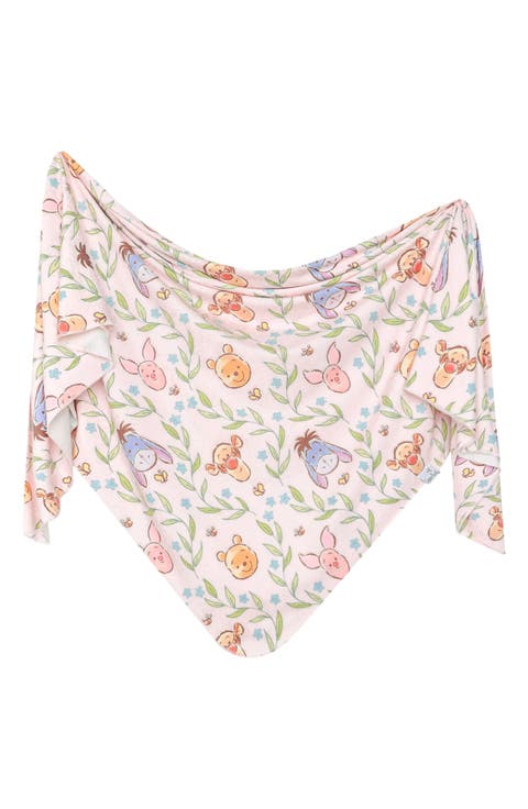 Winnie the Pooh Floral Stretch Knit Blanket