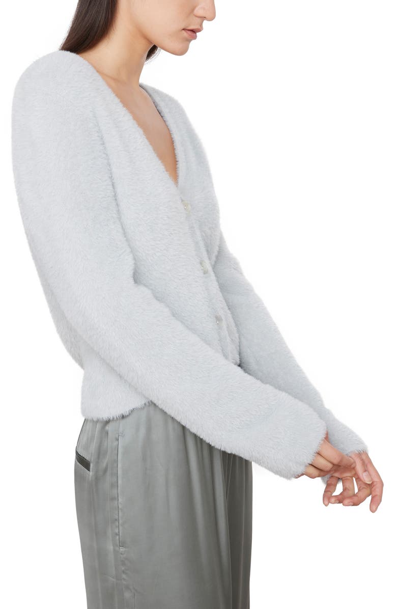 Vince Eyelash Knit V-Neck Cardigan, Alternate, color,