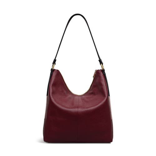 Radley Waterloo Way Medium Ziptop Shoulder Bag In Burgundy