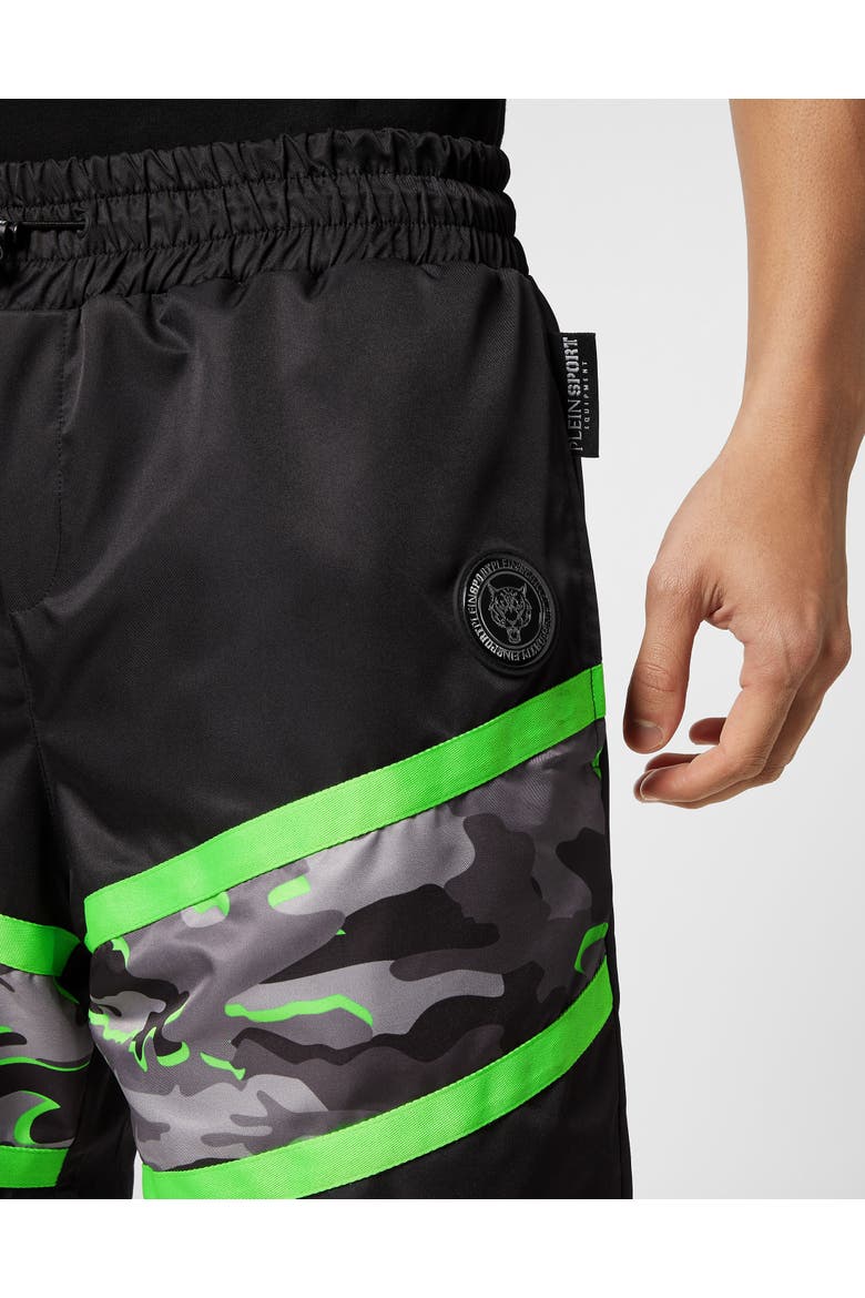 Sport Leggings Camouflage Men, Alternate, color, black