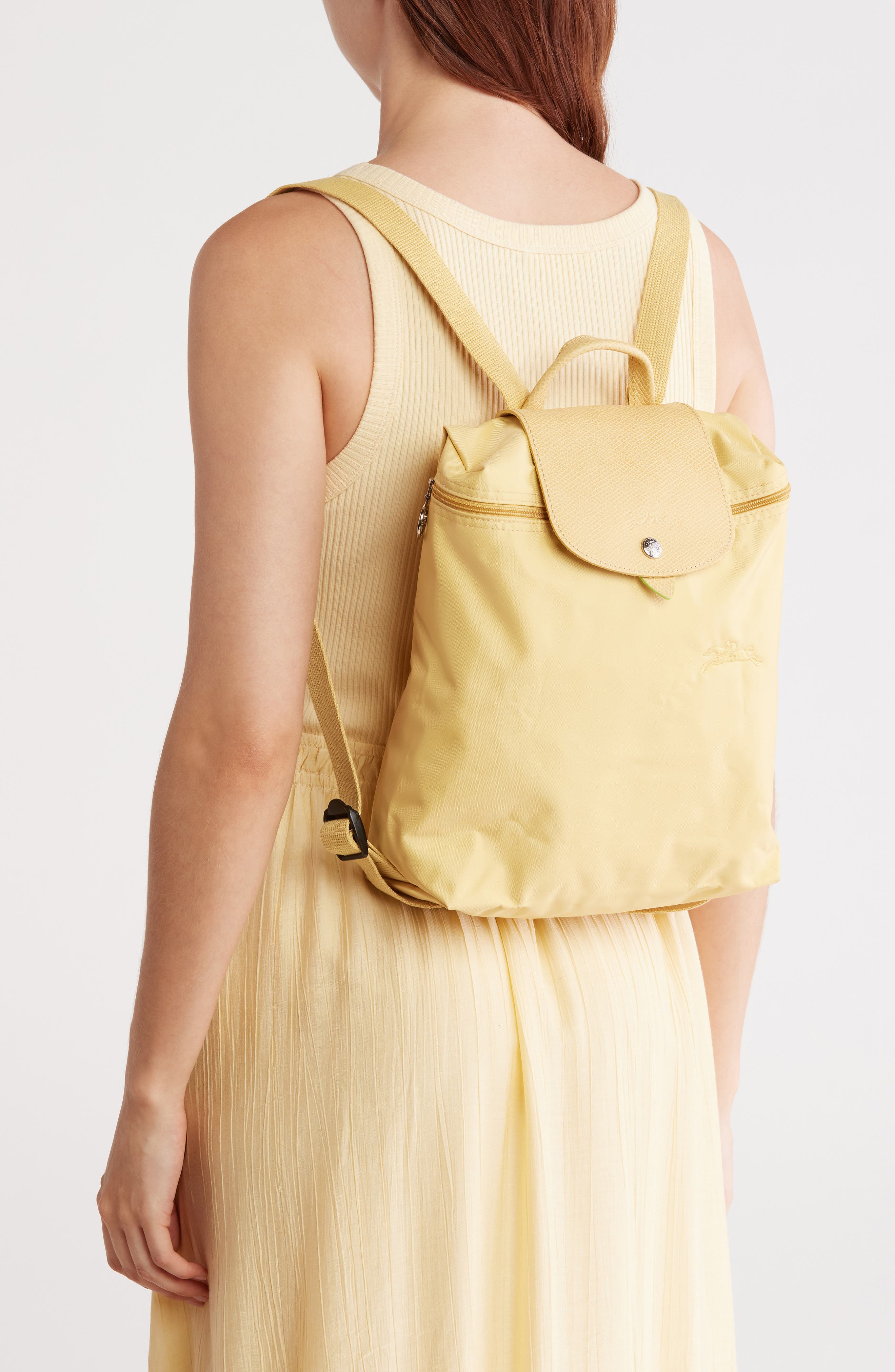 Longchamp Le Pliage Green Backpack, Alternate, color, 