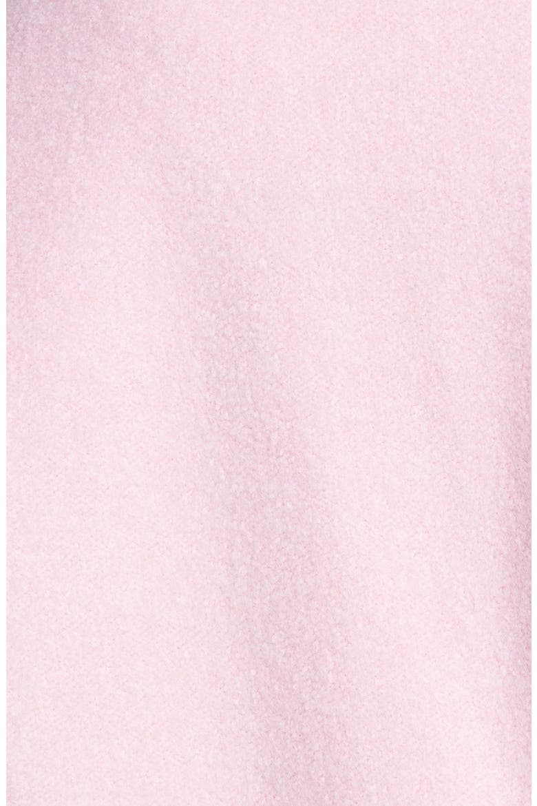 Single Button Car Coat, Alternate, color, BABY PINK