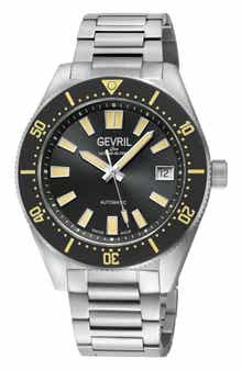 GEVRIL Mariner Row Automatic Bracelet Watch