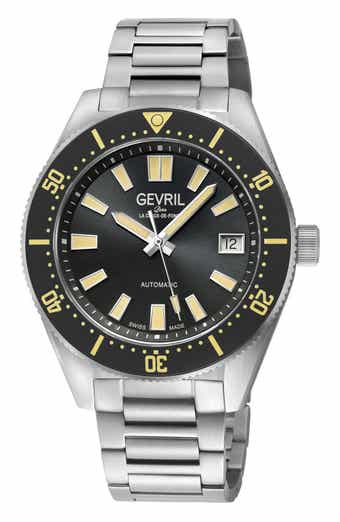 GEVRIL Mariner Row Automatic Bracelet Watch