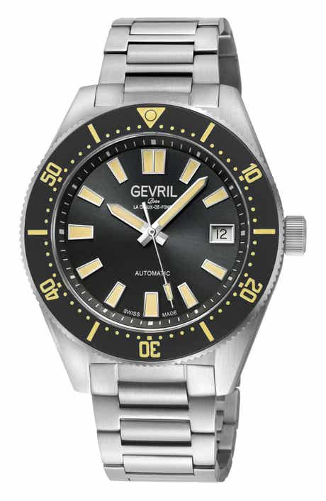 GEVRIL Mariner Row Automatic Bracelet Watch