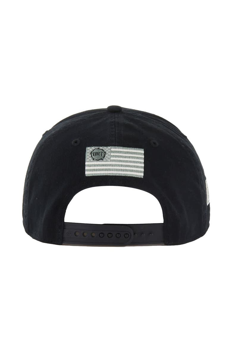 Men's '47 Black New York Islanders OHT Military Appreciation Homeland Honor and Defend Hitch Adjustable Hat, Alternate, color, Black