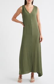Halogen® Twist Back Sleeveless Maxi Dress