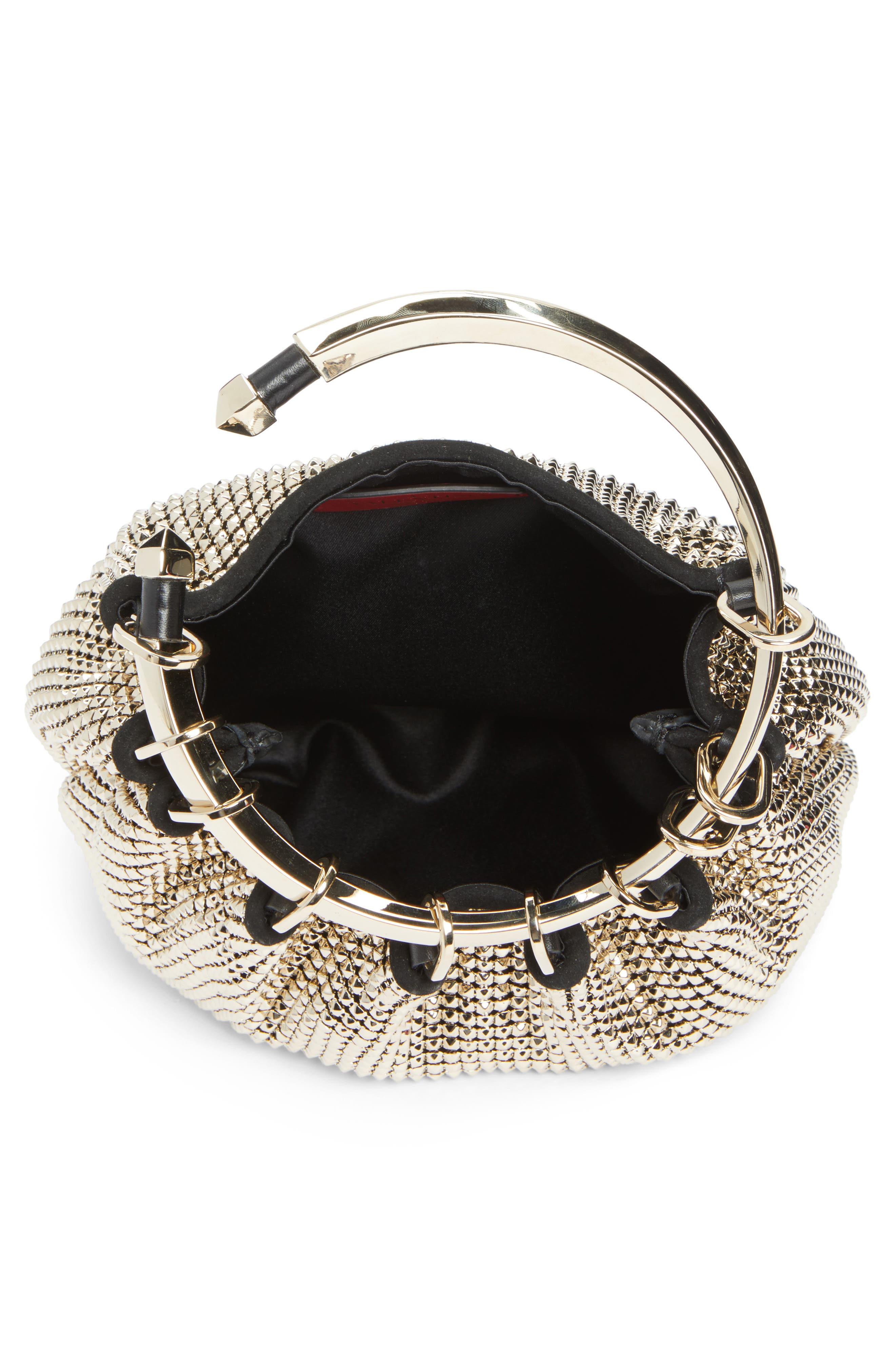 Valentino Garavani Ring Mesh Clutch, Alternate, color, 