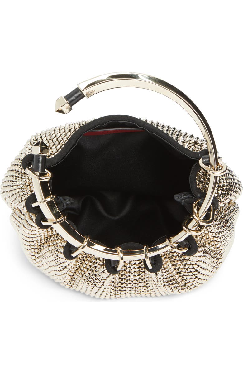 Valentino Garavani Ring Mesh Clutch, Alternate, color,