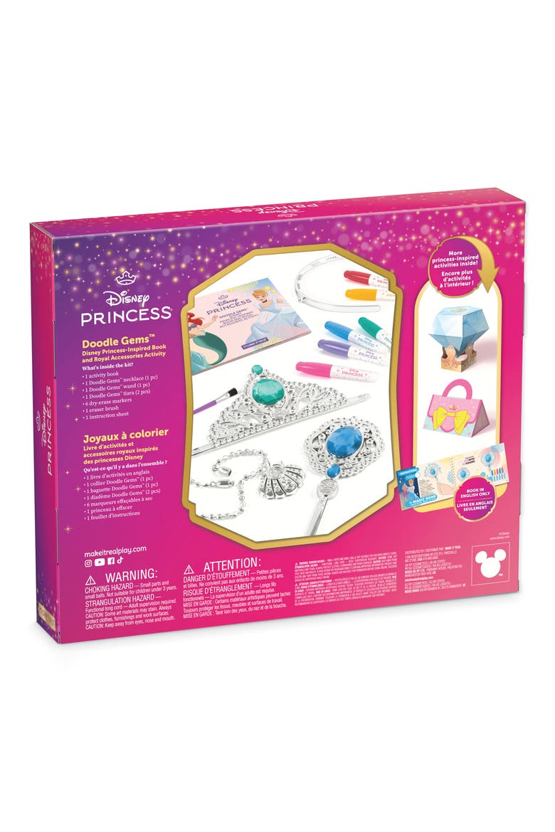 Kids' Disney Princess Doodle Gems Activity Set, Alternate, color, MULTI