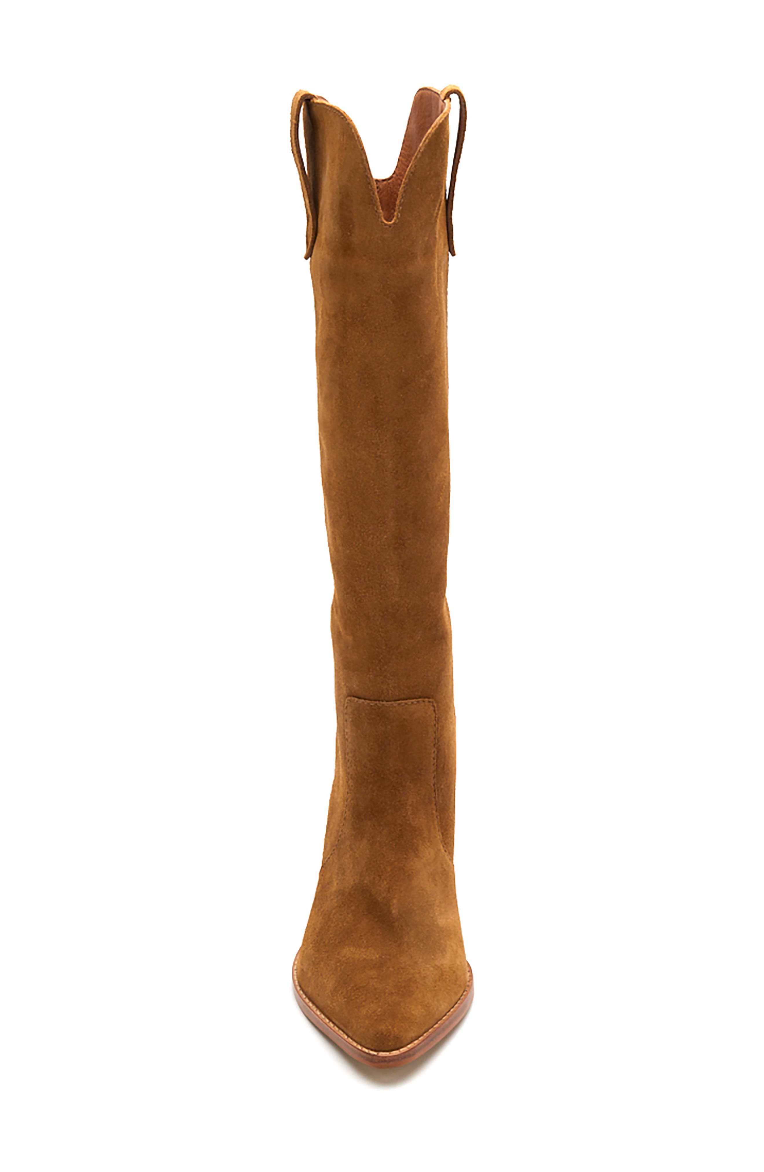 Stella Western Boot, Alternate, color, FAWN SUEDE