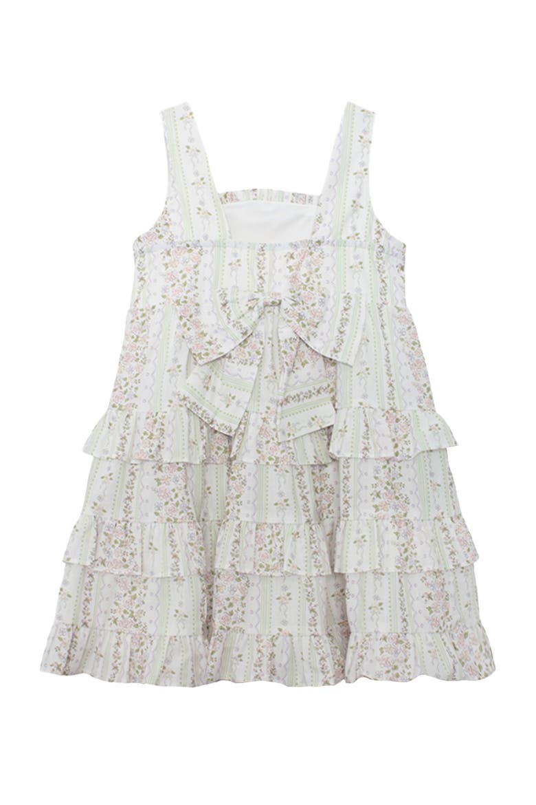Graceful Garden Sleeveless Floral Dress, Alternate, color, Purple