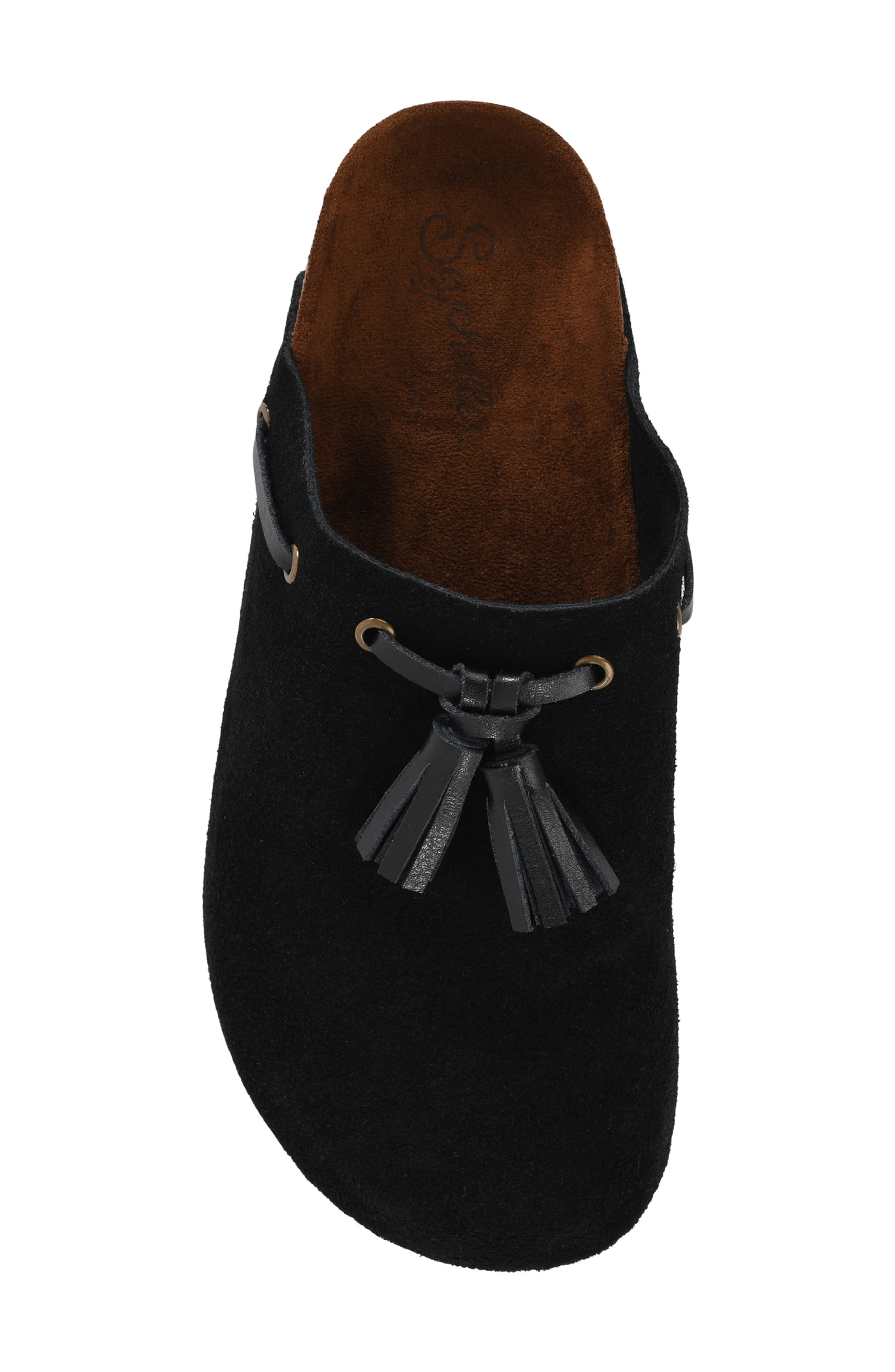 Seychelles No Hassel Tassel Clog, Alternate, color, Black