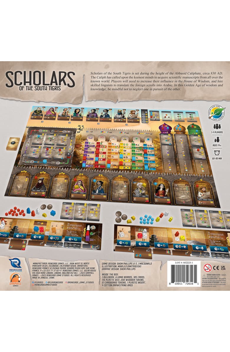 Renegade Game Studios Scholars of The South Tigris, Alternate, color,