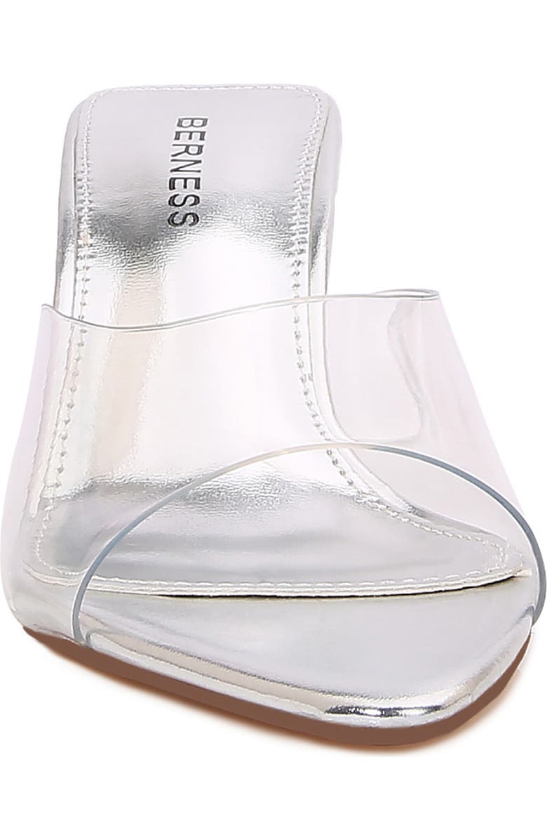 BERNESS Cana Clear Sandal, Alternate, color, Silver
