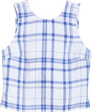 Madewell Tie-Back Linen Shell Top
