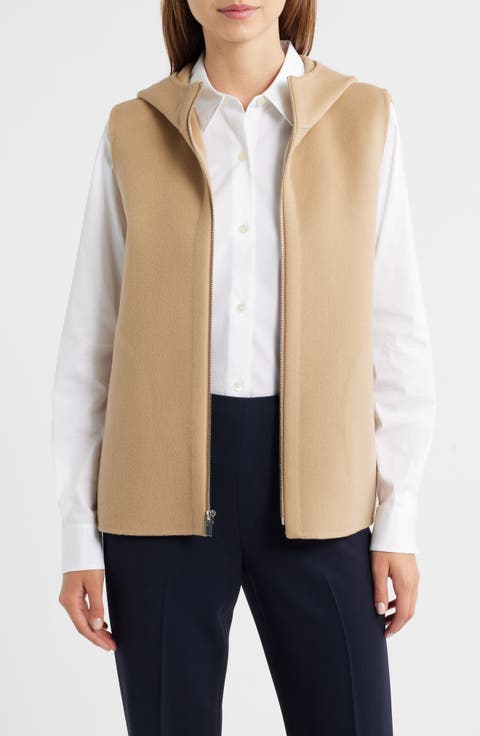 Wool 
Cashmere Hooded Vest