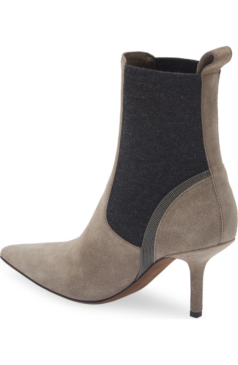 Brunello Cucinelli Pointed Toe Bootie, Alternate, color,