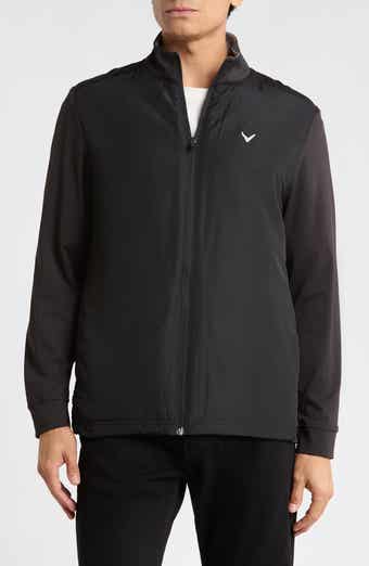 Insulated Mixed Media Full Zip Jacket