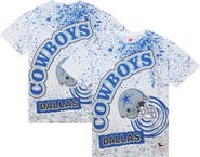 Mitchell & Ness Men's Mitchell & Ness White Dallas Cowboys Team Burst Sublimated T-Shirt