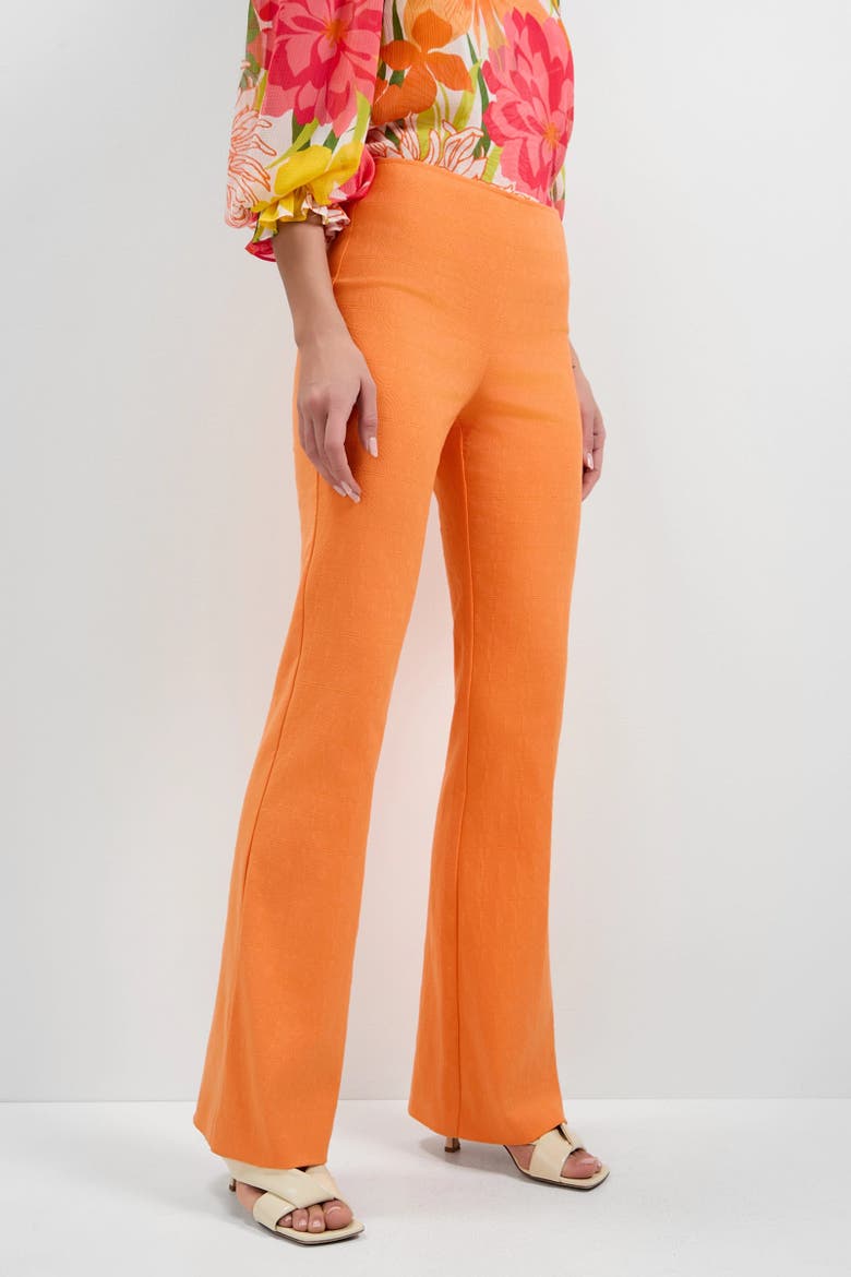 Jacoba Slim-Fit Bootcut Pants, Alternate, color, Aulenti Orange