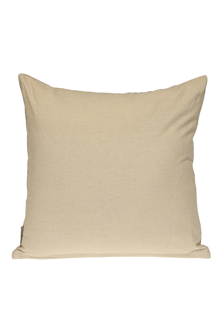 Stripe Square Accent Pillow, Alternate, color, BEIGE