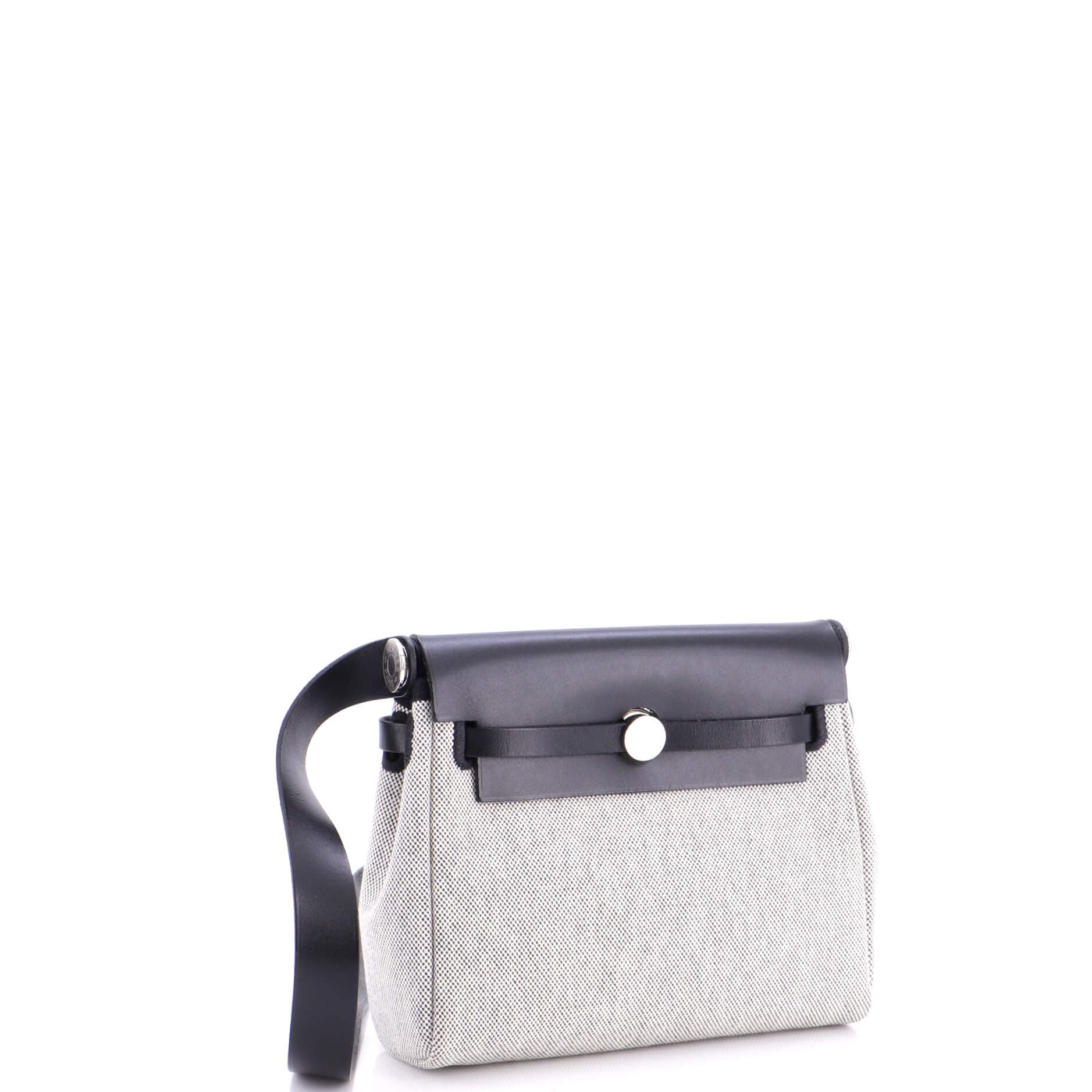 Herbag Zip Toile and Leather 20, Alternate, color, Noir