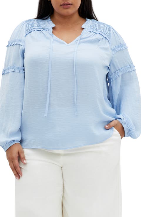 Drama Queen Ruffle Top (Plus)