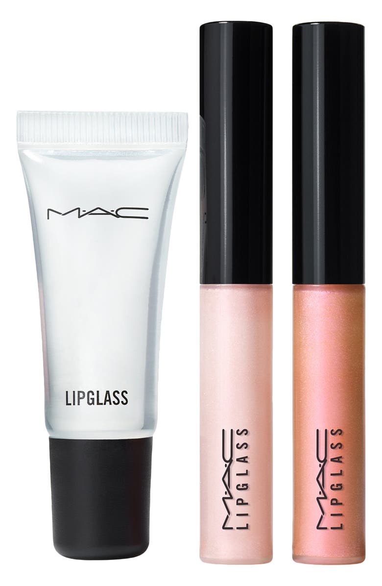 MAC Cosmetics Château Glow Lipglass Kit Travel Size Lip Gloss Set $36.50 Value, Main, color,