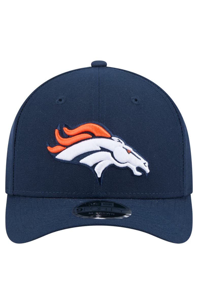 New Era Men's New Era  Navy Denver Broncos Team Collection 9FORTY M-Crown Adjustable Hat, Alternate, color, 