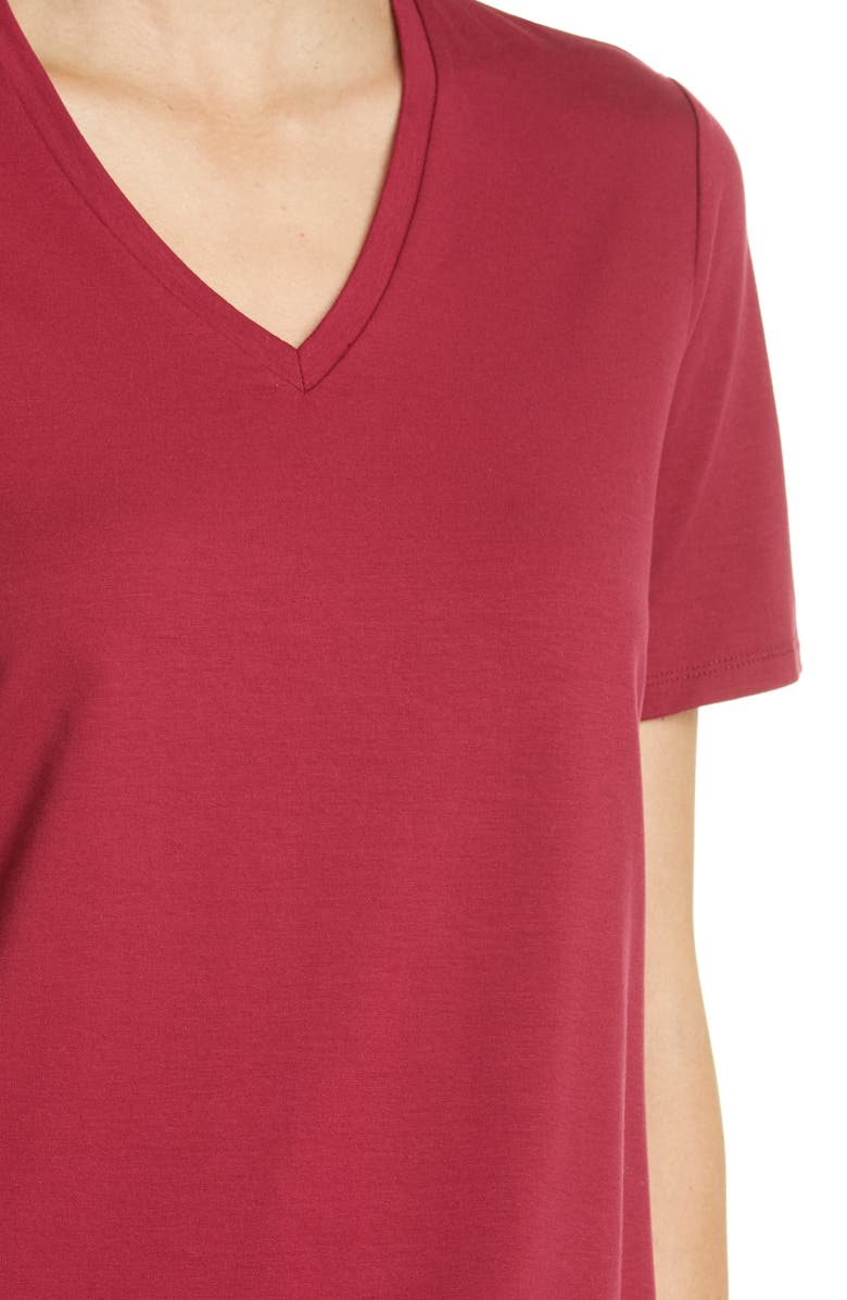 Eileen Fisher V-Neck T-Shirt, Alternate, color, 