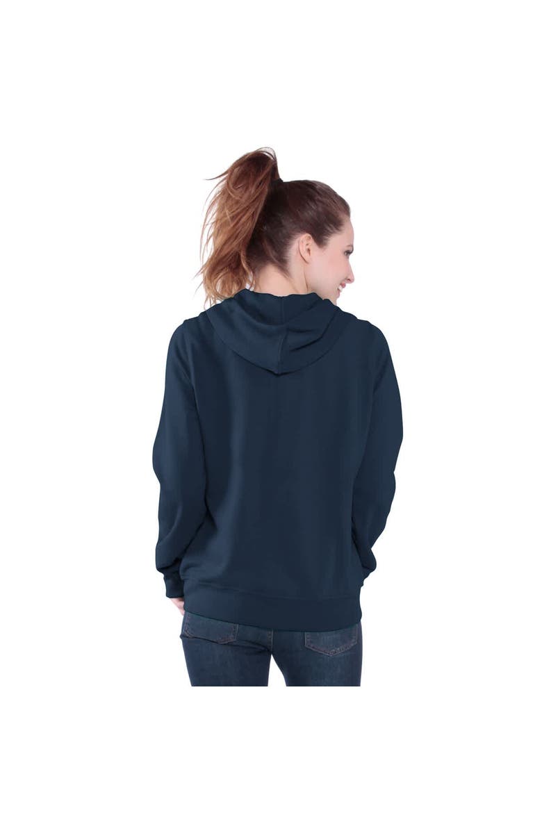 G-III 4HER BY CARL BANKS Women's G-III 4Her by Carl Banks  Navy Boston Red Sox Wild Cat Full-Zip Hoodie, Alternate, color, Navy