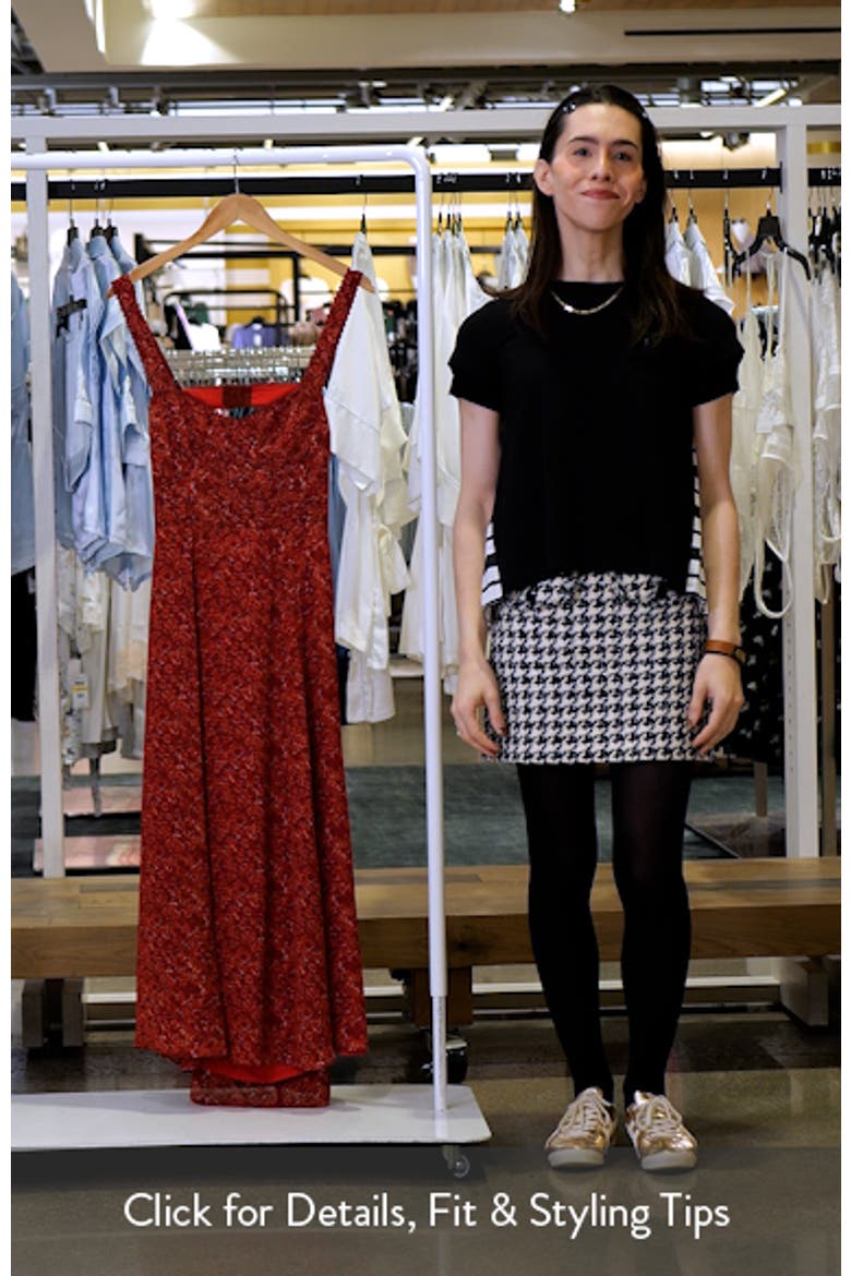 Lela Floral Print Midi Dress video