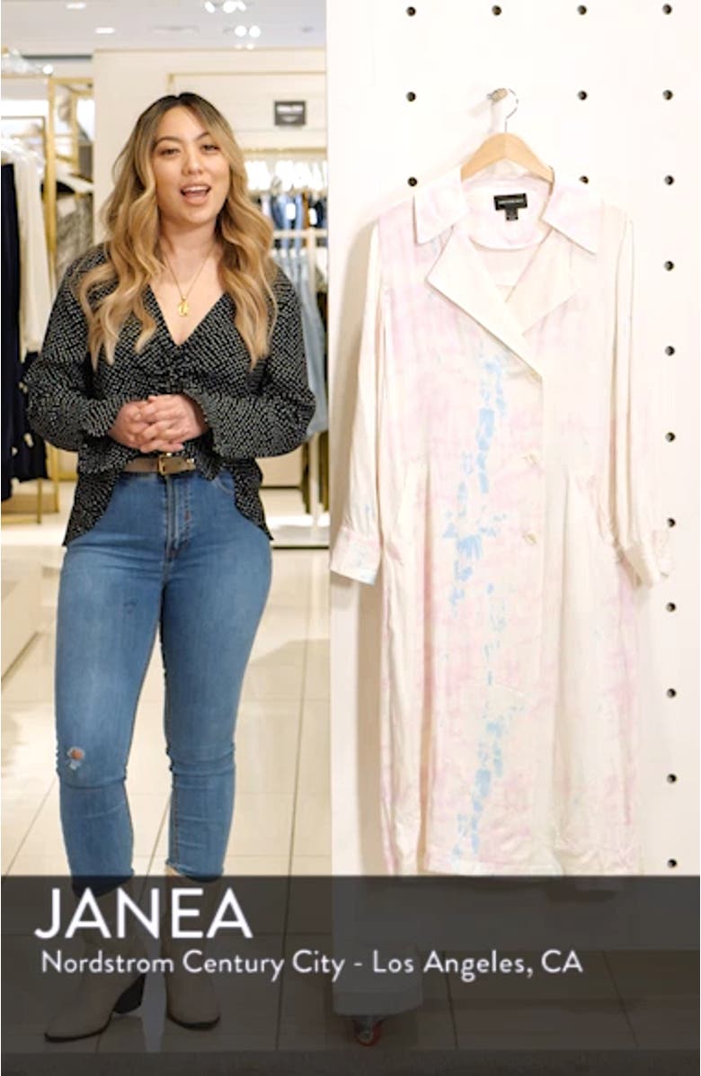 Satin Trench Coat, sales video thumbnail