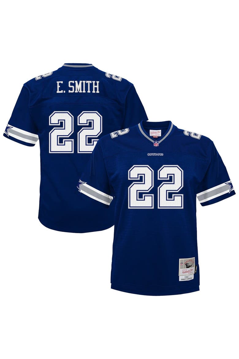 Infant Mitchell & Ness Emmitt Smith Navy Dallas Cowboys 1996 Retired Legacy Jersey, Main, color, Navy