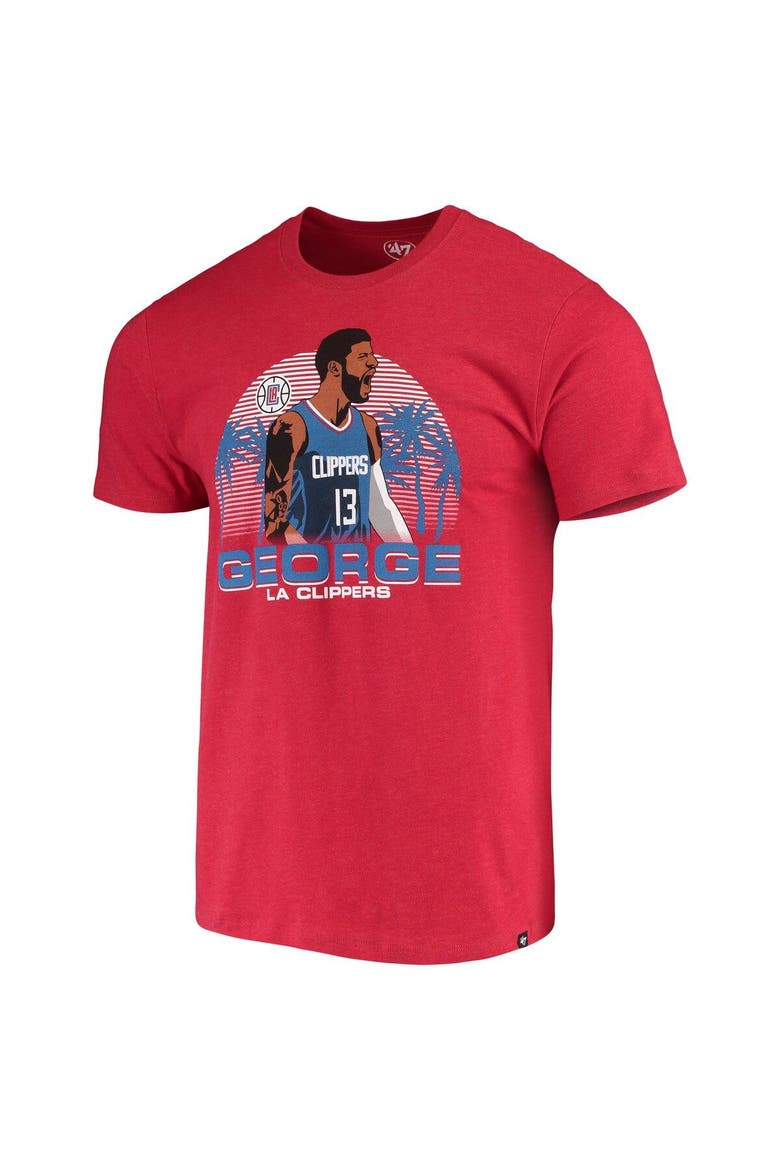 Men's Paul George Red LA Clippers Player Graphic T-Shirt, Alternate, color, Red