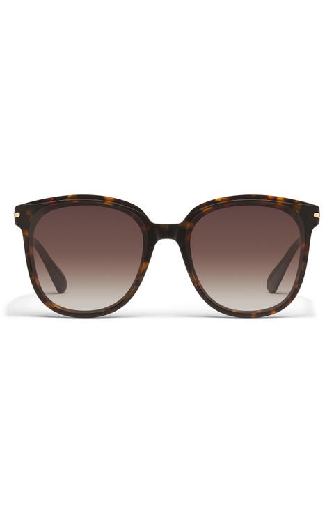Rent Free 55mm Round Sunglasses