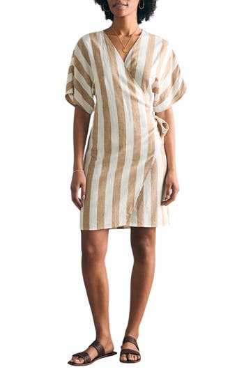 Faherty Willow Wrap Dress